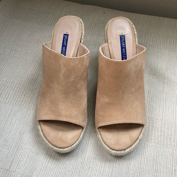 Stuart Weitzman Tan wedges